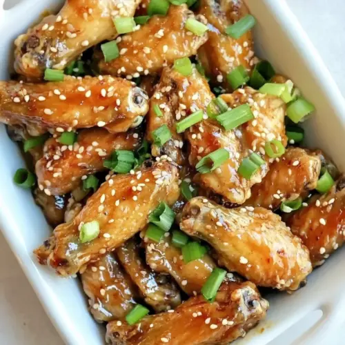 Sticky Sesame Teriyaki Chicken Wings