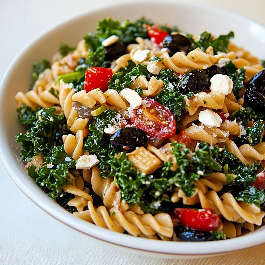 Kale Pasta Salad