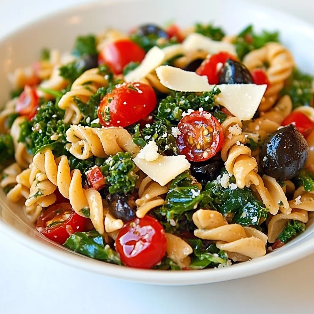 Kale Pasta Salad