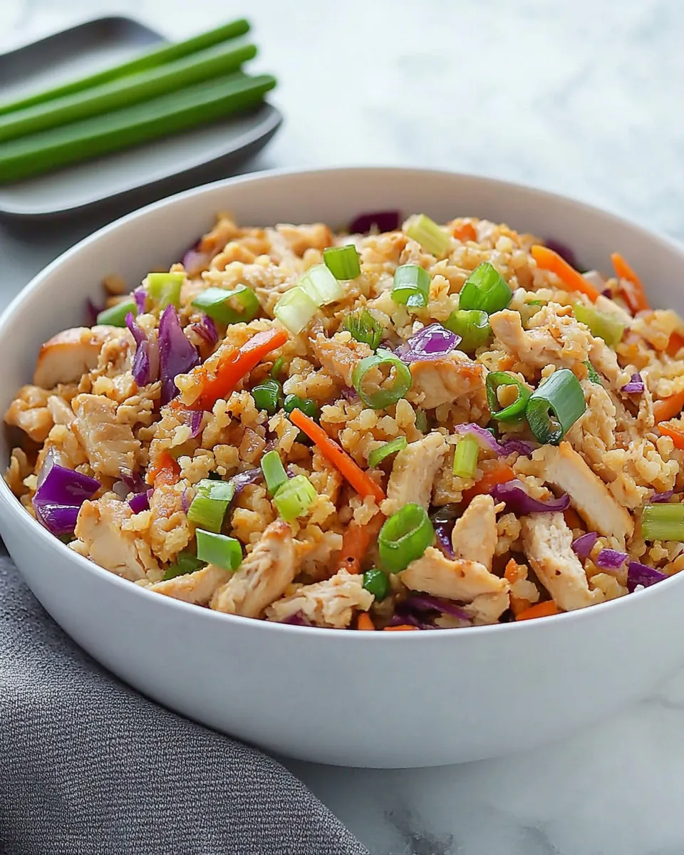 Keto Chicken Egg Roll In a Bowl