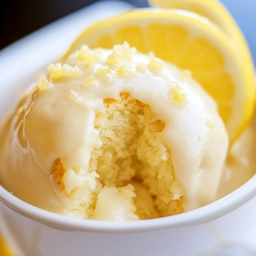Keto Lemon Mug Cake