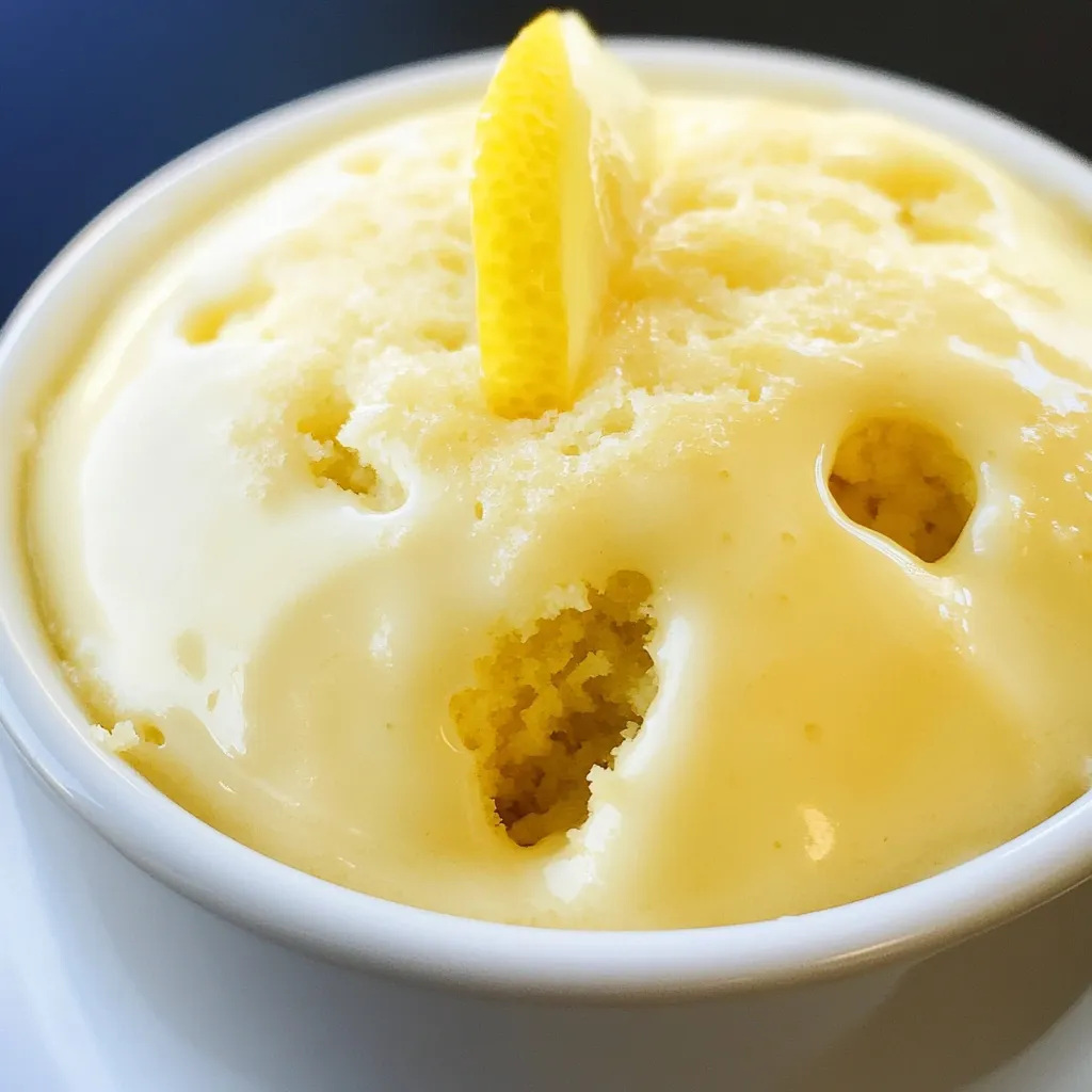 Keto Lemon Mug Cake