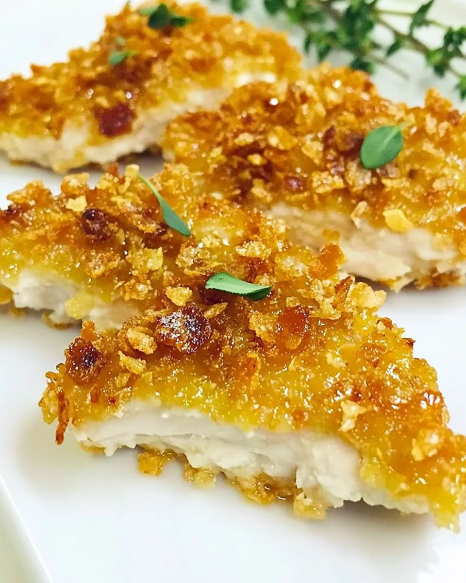 Kicked Up Cornflake Chicken