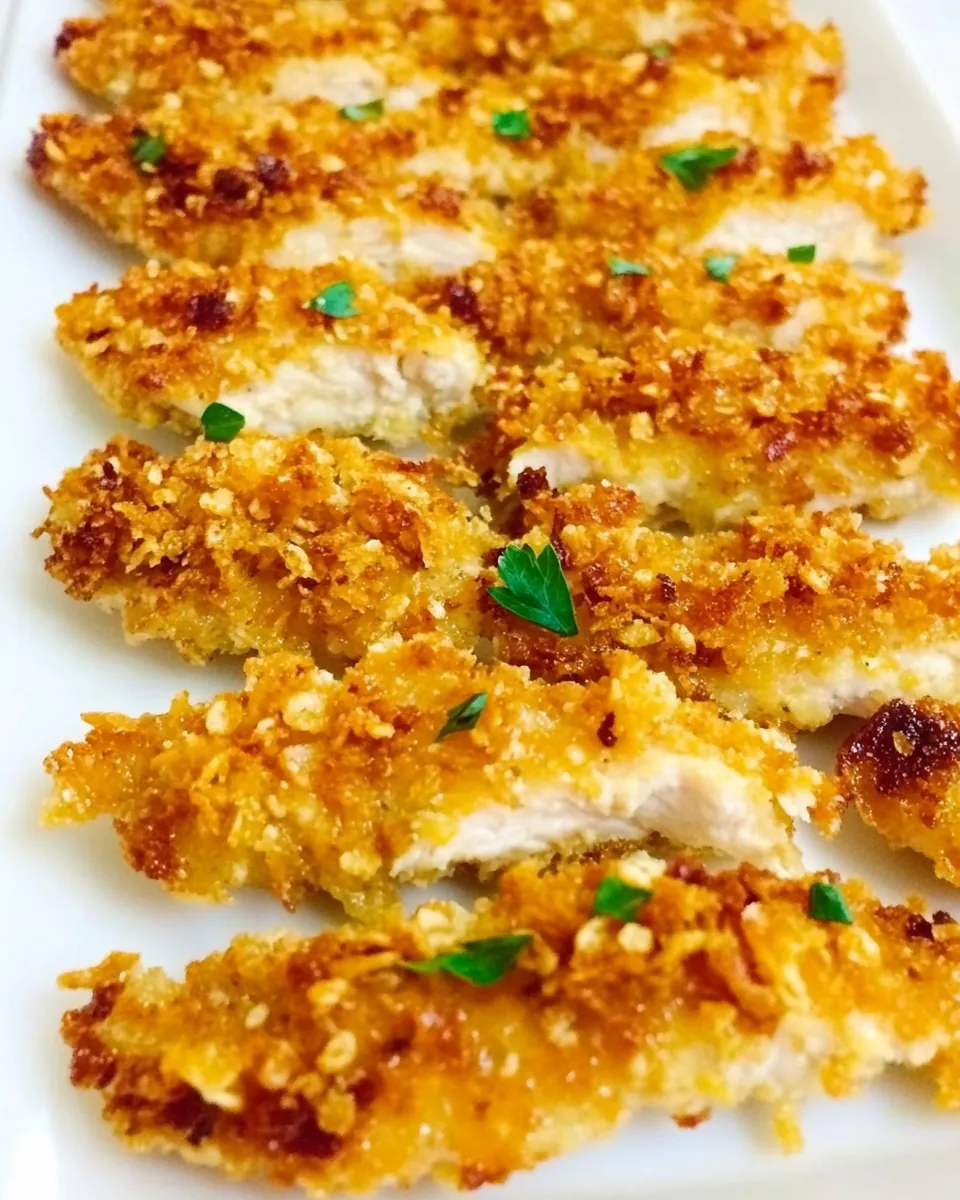 Kicked Up Cornflake Chicken