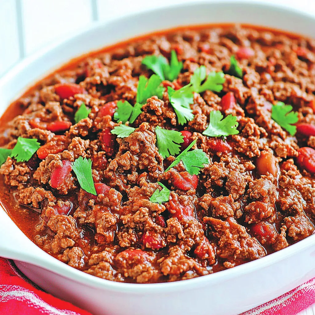 Chili Colorado con Carne
