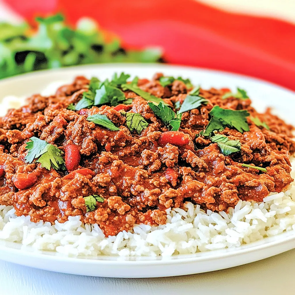 Chili Colorado con Carne