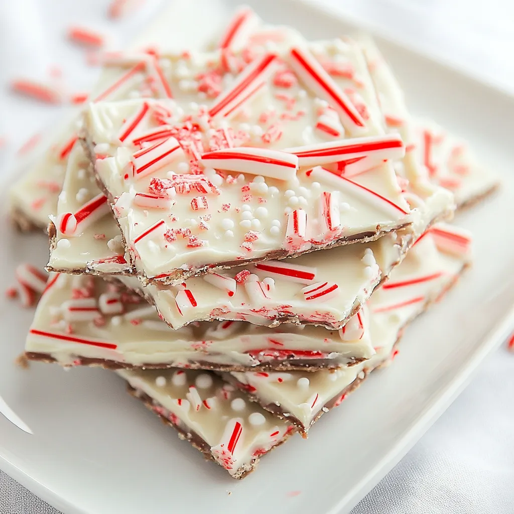 Layered Peppermint Crunch Bark
