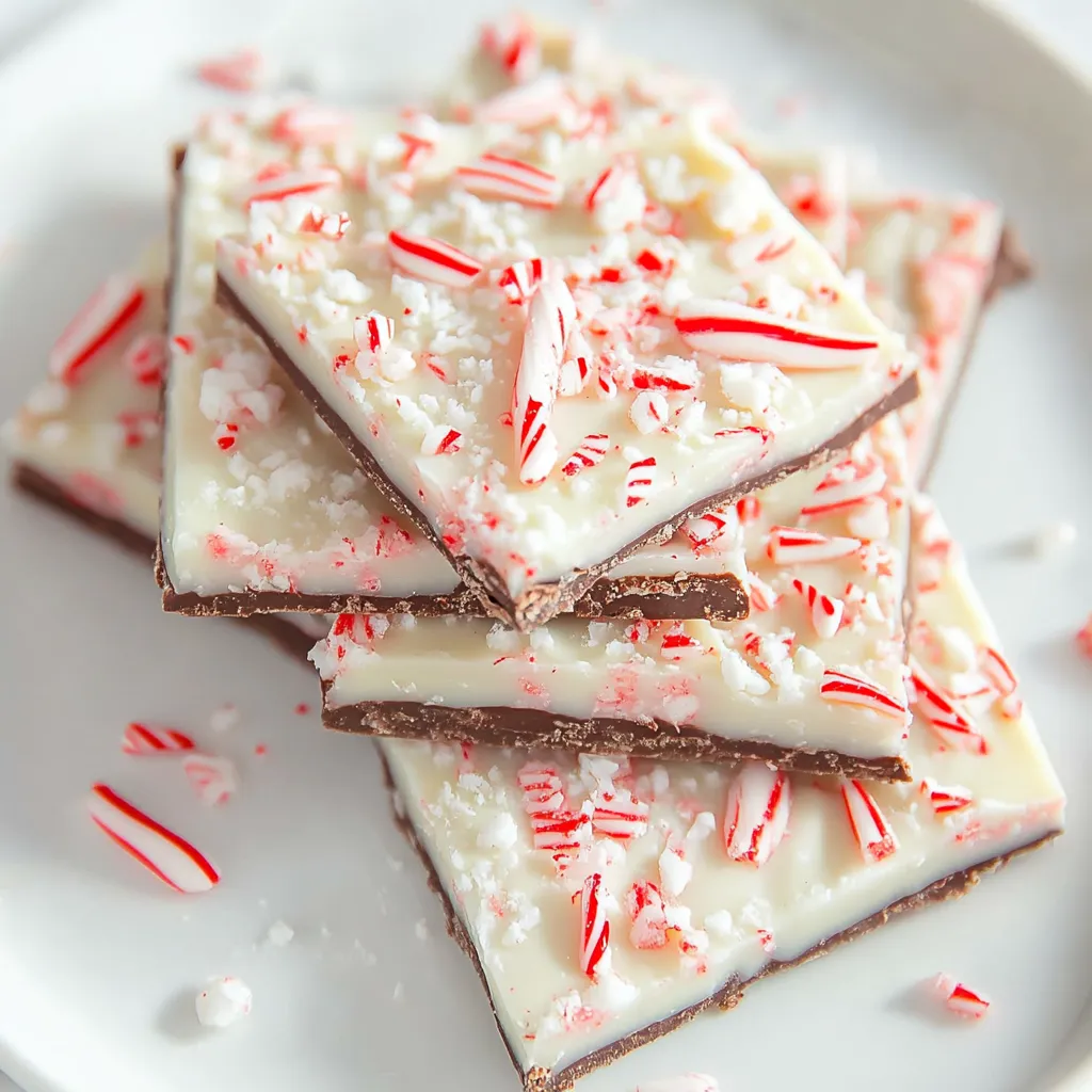 Layered Peppermint Crunch Bark