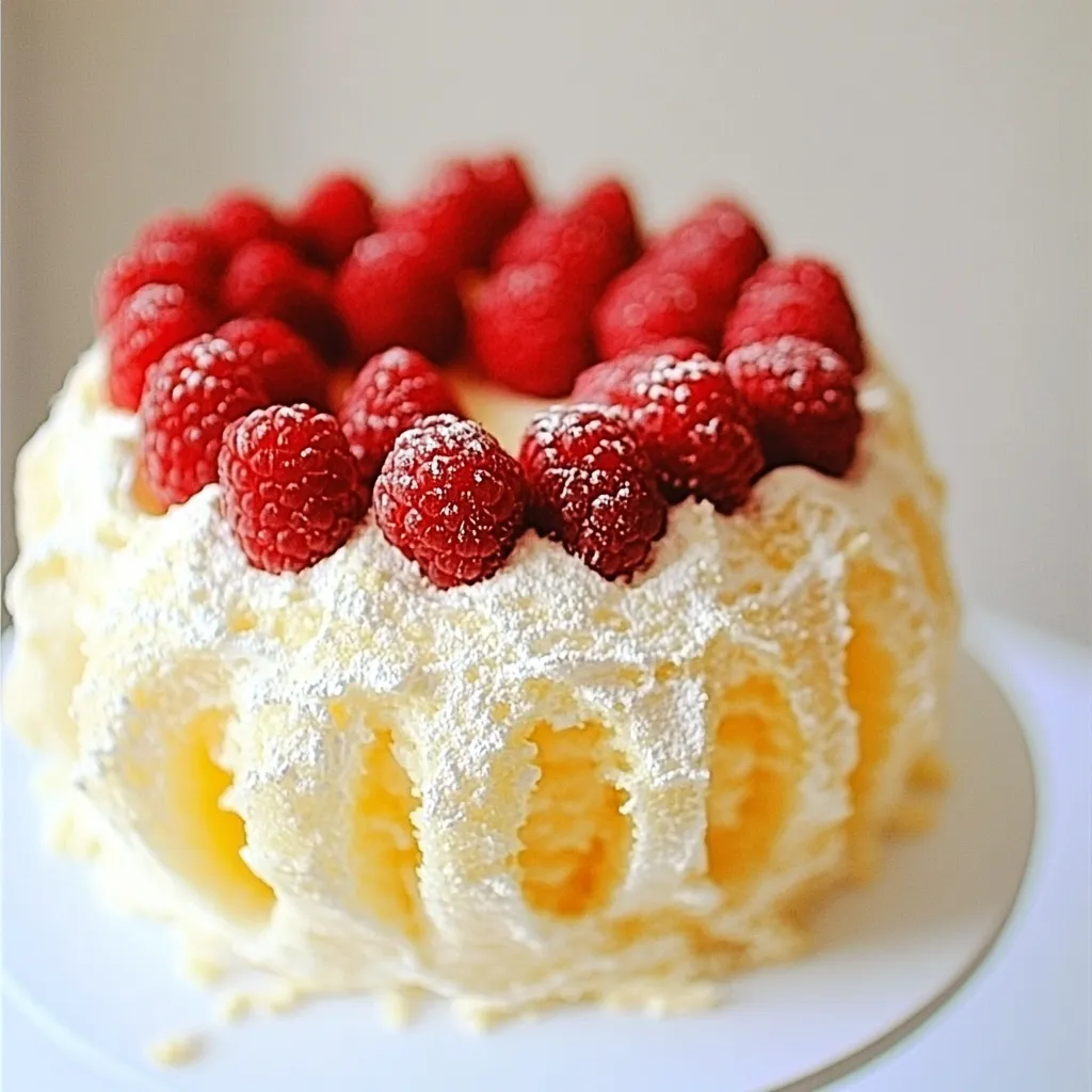 Lemon Angel Food Cake