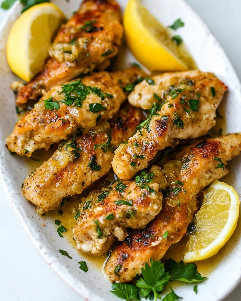 Lemon Butter Chicken Tenders