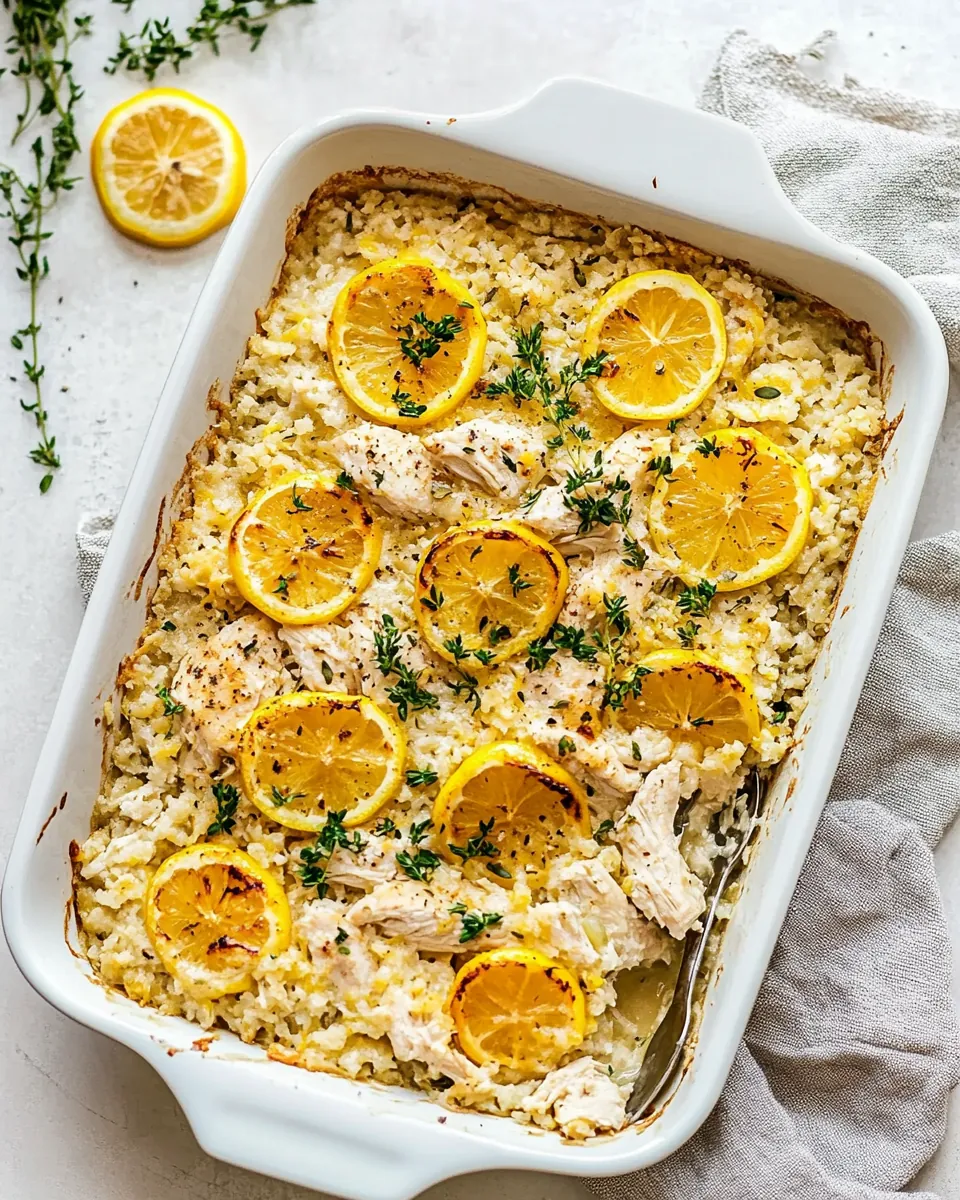 Lemon Chicken Casserole