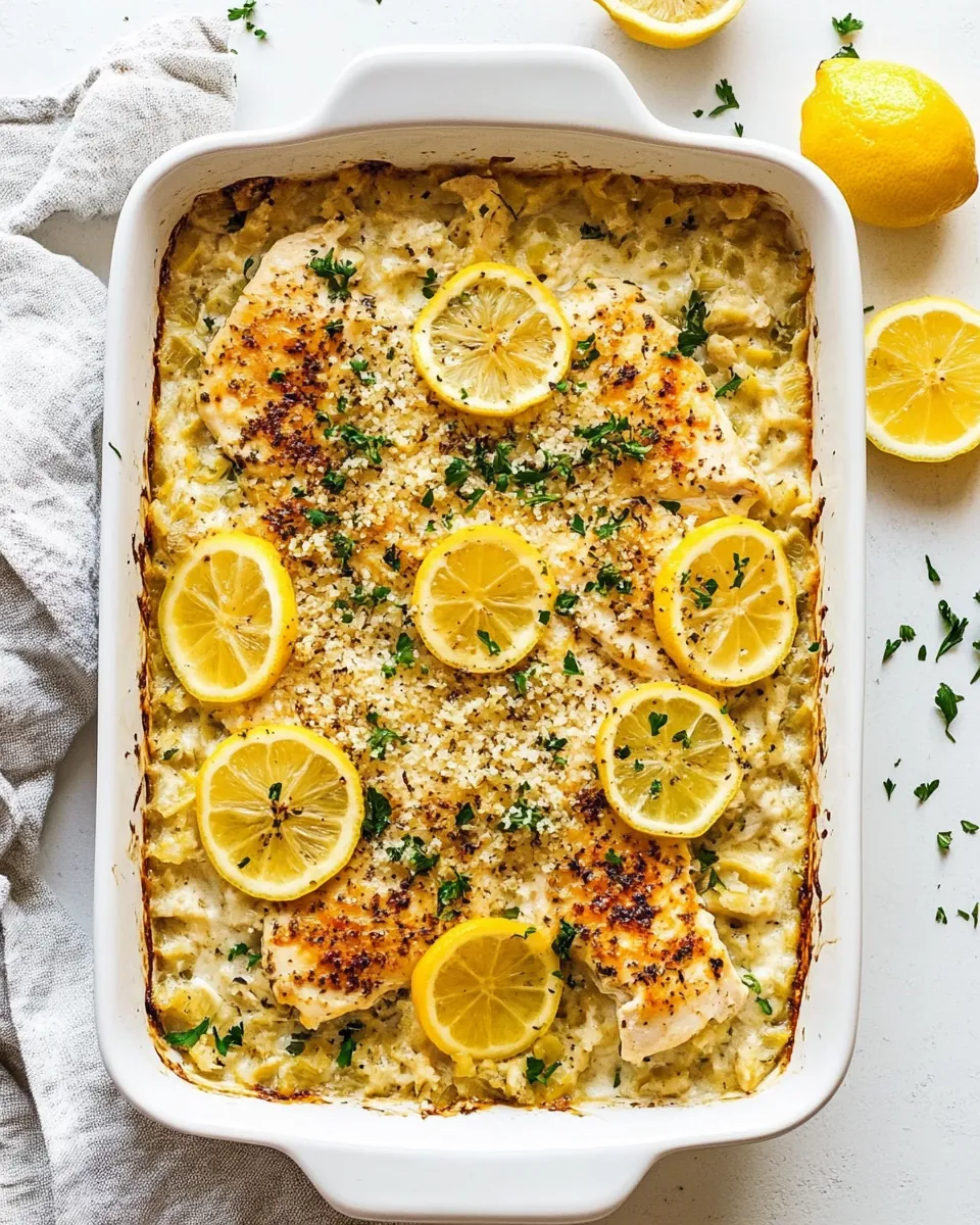 Lemon Chicken Casserole