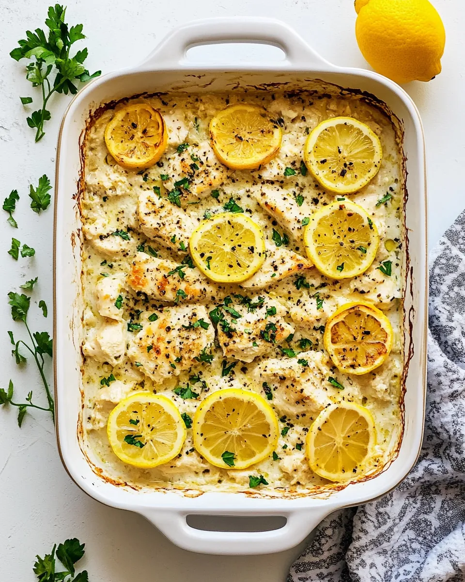 Lemon Chicken Casserole