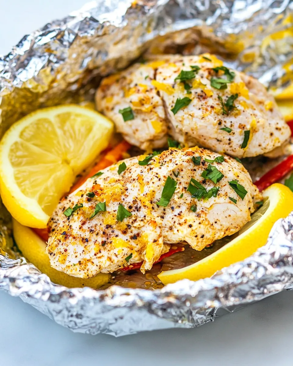 Lemon Chicken Foil Packets