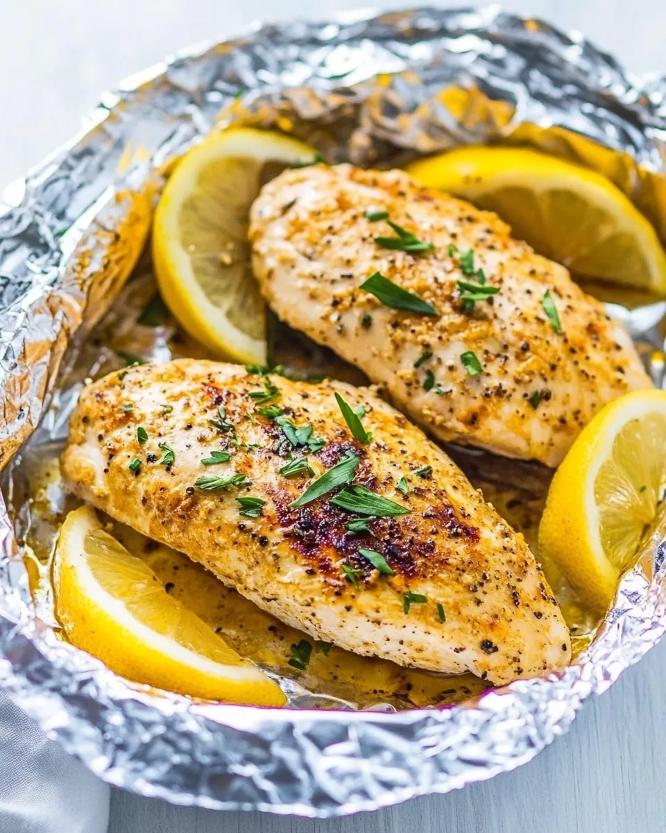 Lemon Chicken Foil Packets