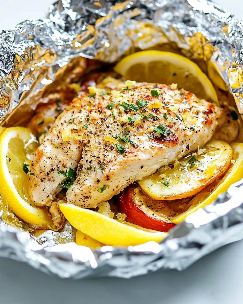 Lemon Chicken Foil Packets