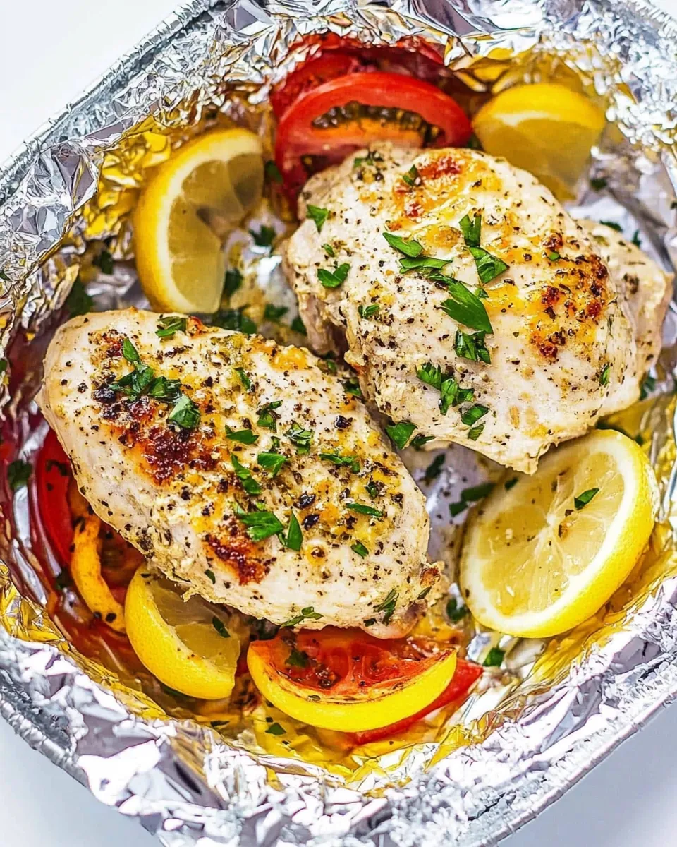 Lemon Chicken Foil Packets