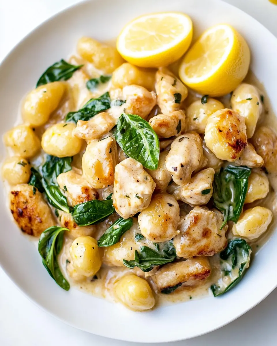 Lemon Chicken Gnocchi