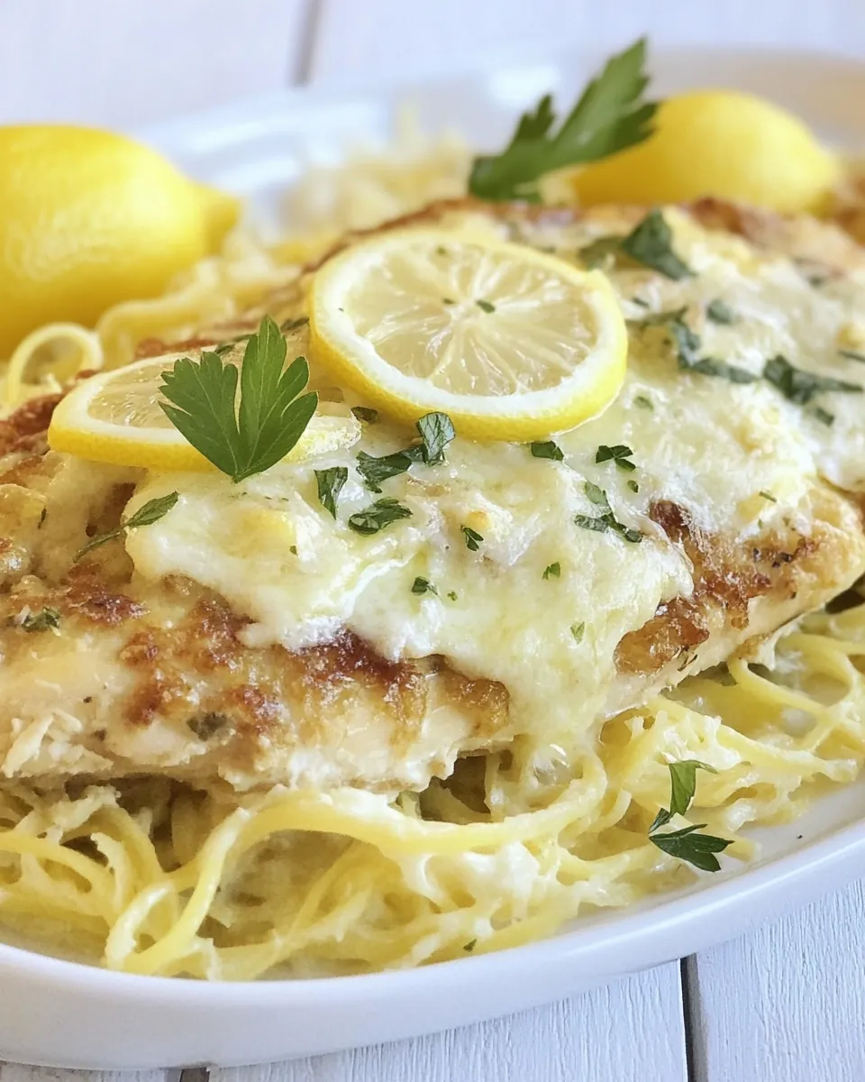 Lemon Chicken Parmesan