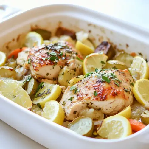 Lemon Chicken with Veggies
