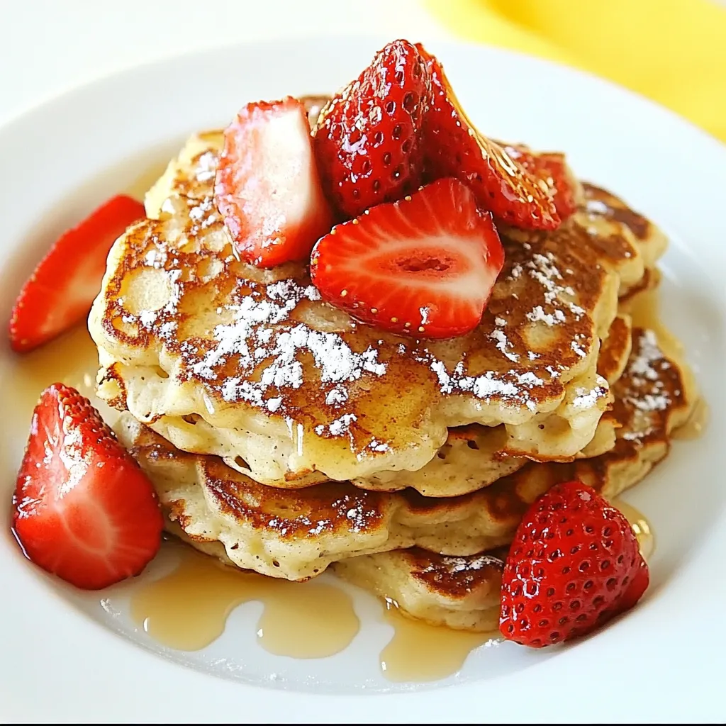 Lemon Cottage Cheese Pancakes