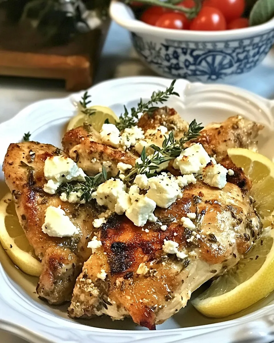 Lemon Feta Chicken