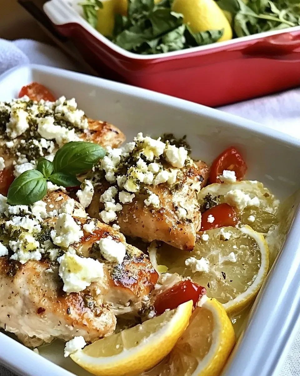 Lemon Feta Chicken