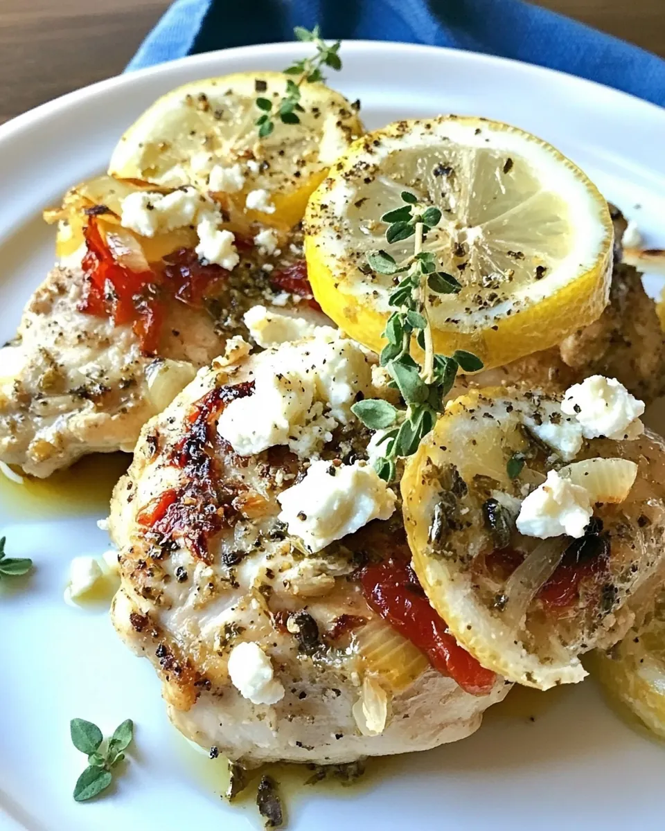 Lemon Feta Chicken
