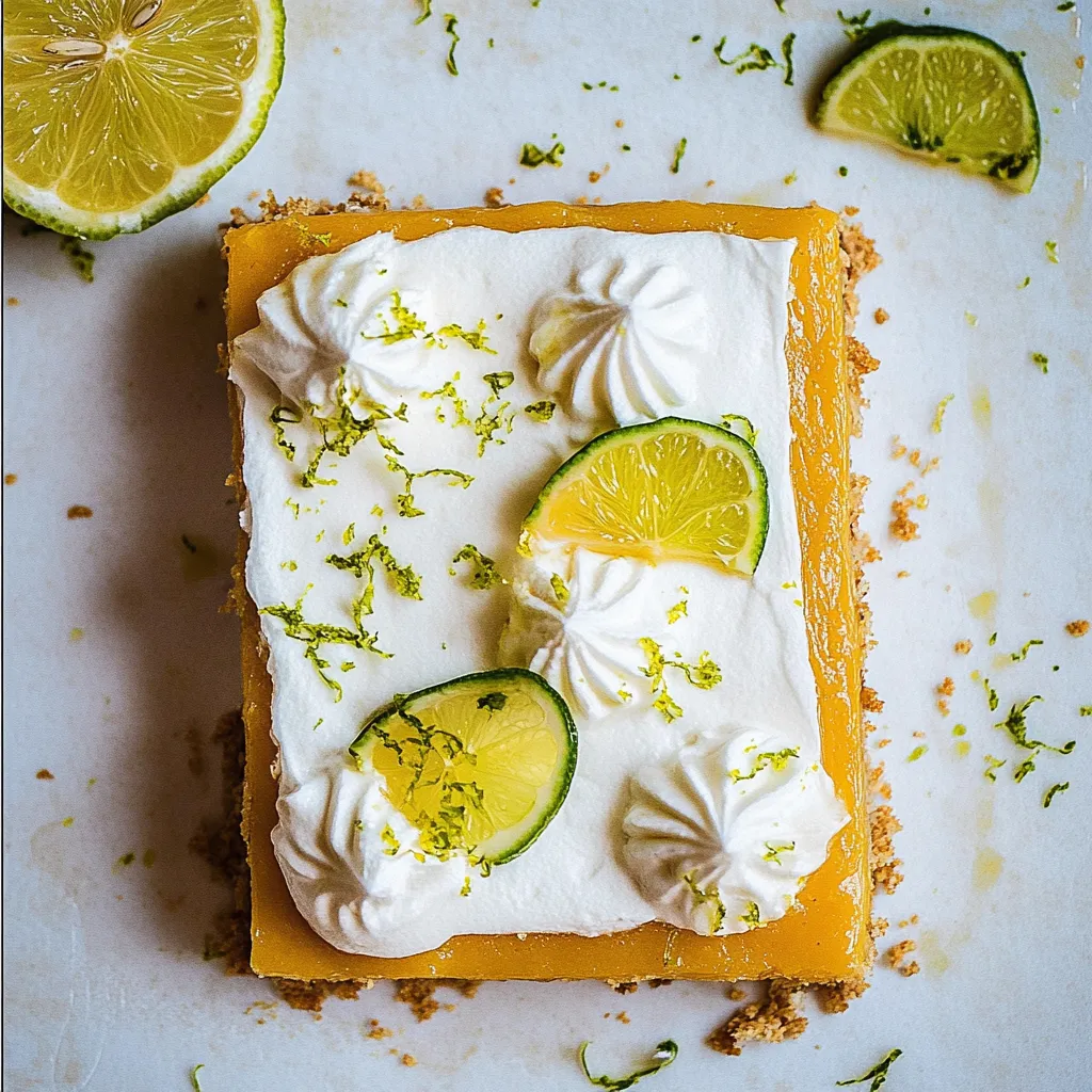 Lemon Key Lime Pie Bars