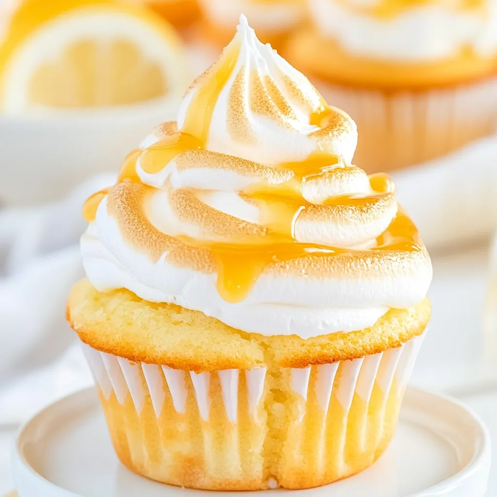 Lemon Meringue Cupcakes