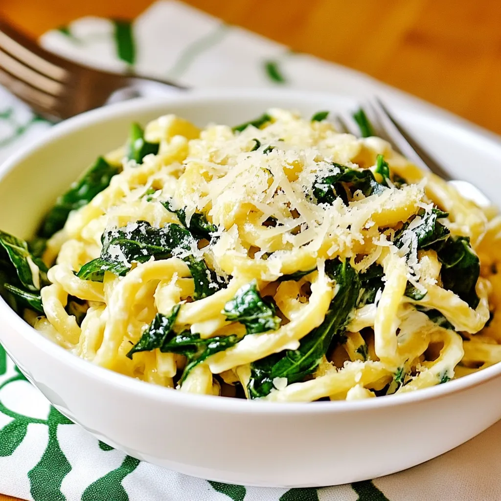Lemon Parmesan Pasta with Greens