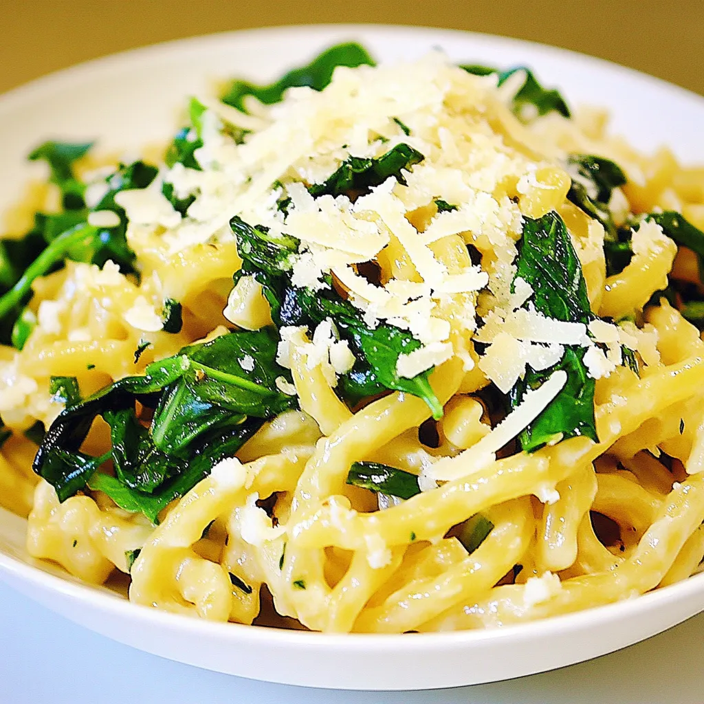 Lemon Parmesan Pasta with Greens