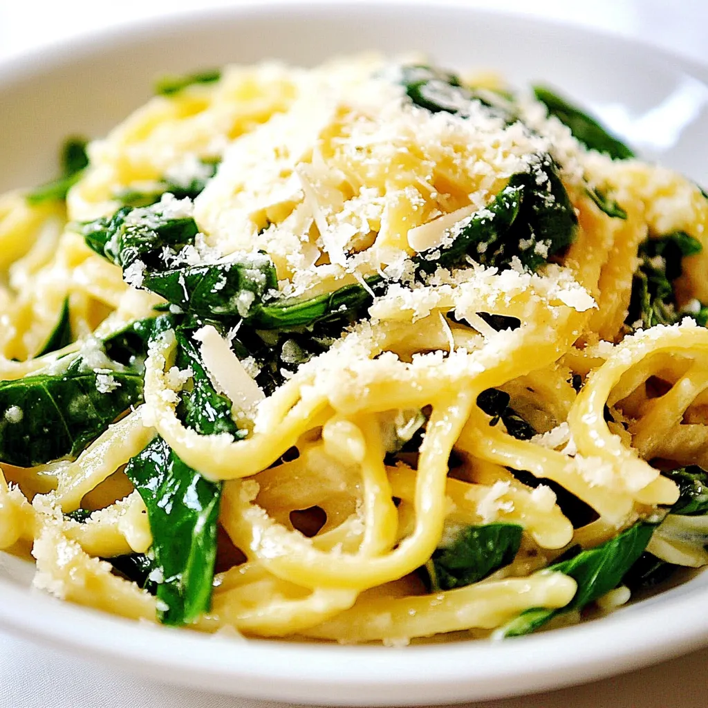 Lemon Parmesan Pasta with Greens