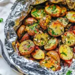 Lemon Parsley Foil Packet Potatoes