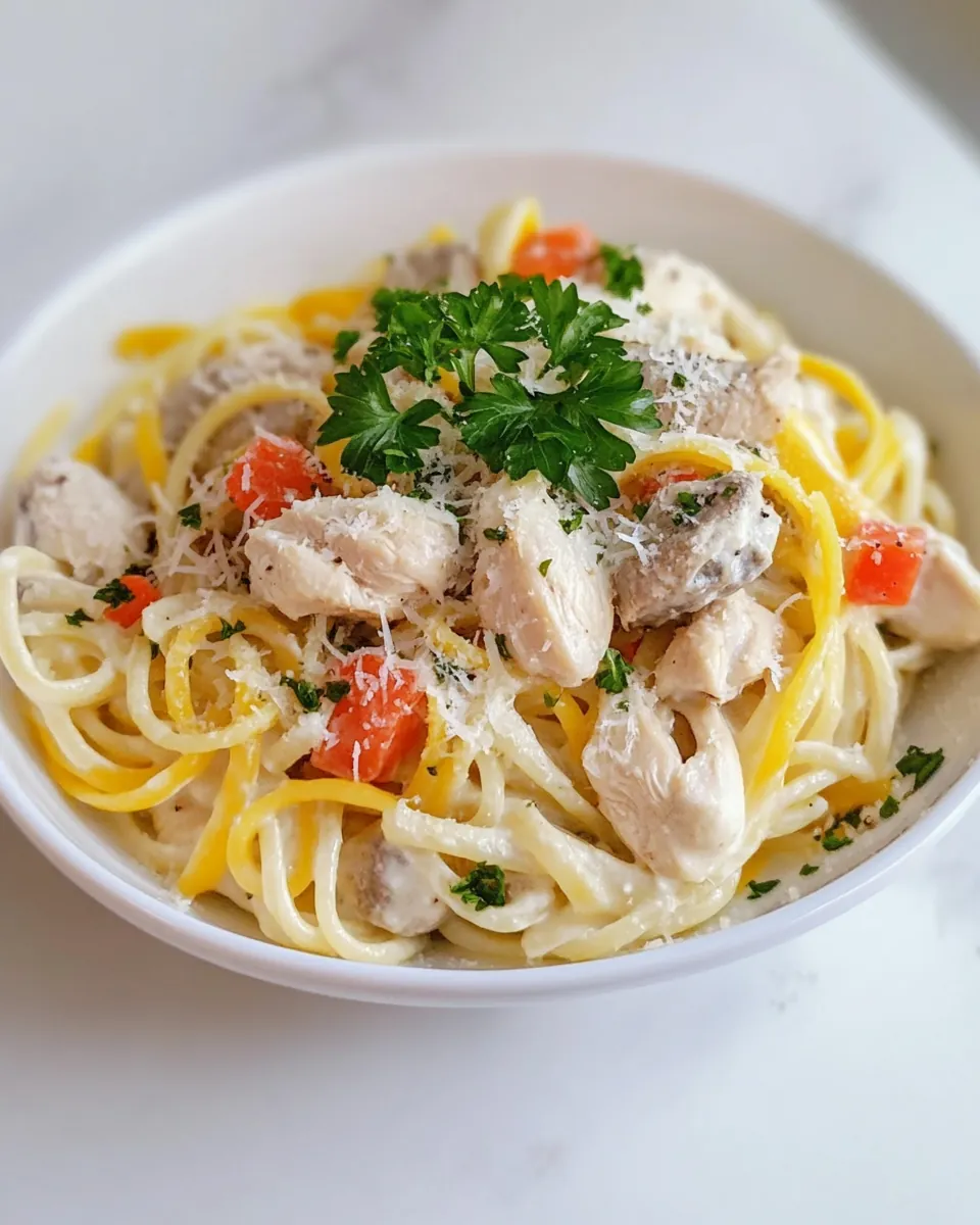 Lemon Pasta with Chicken