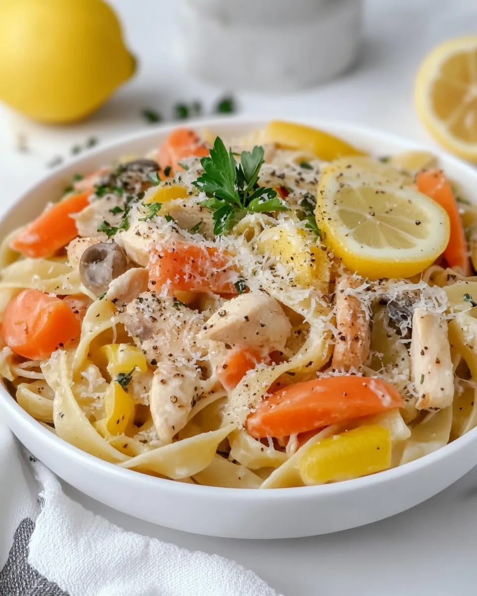Lemon Pasta with Chicken