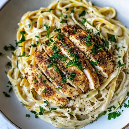 Lemon Pepper Cajun Chicken Fettuccine Alfredo
