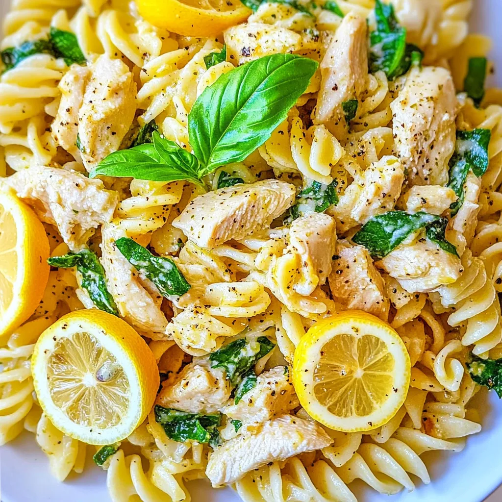 Lemon Pepper Chicken Pasta