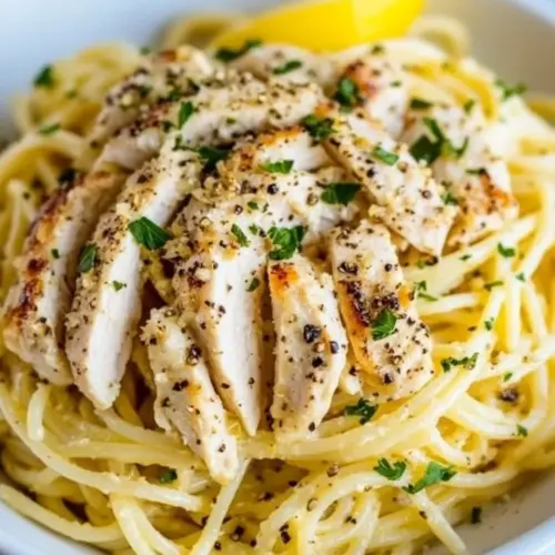 Lemon Pepper Chicken Pasta