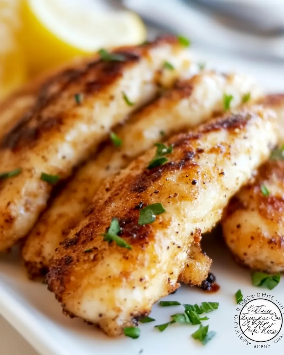 Lemon Pepper Chicken Tenders