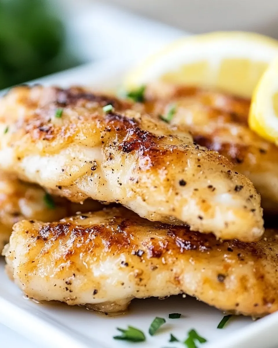 Lemon Pepper Chicken Tenders