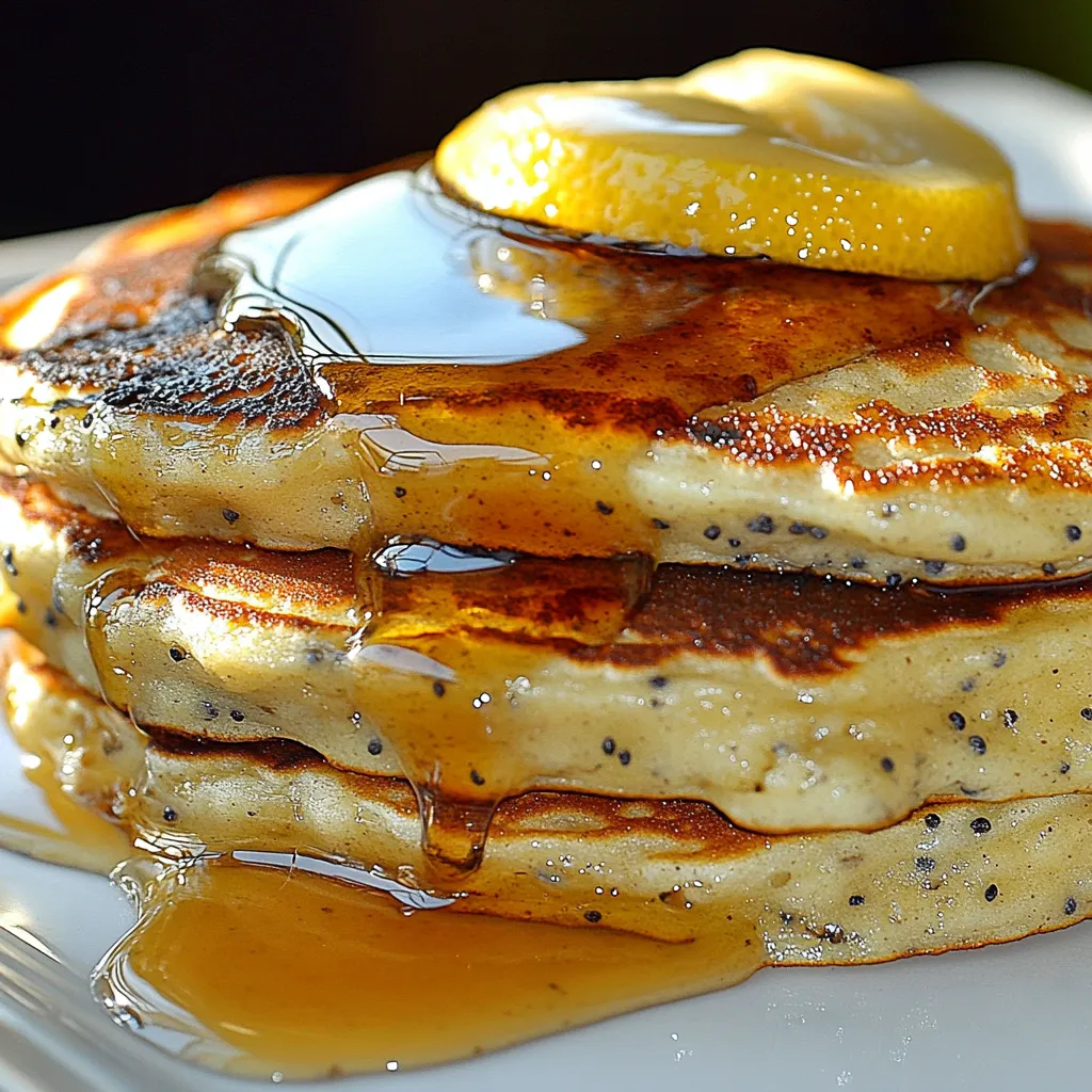 Lemon Poppy Seed Pancakes
