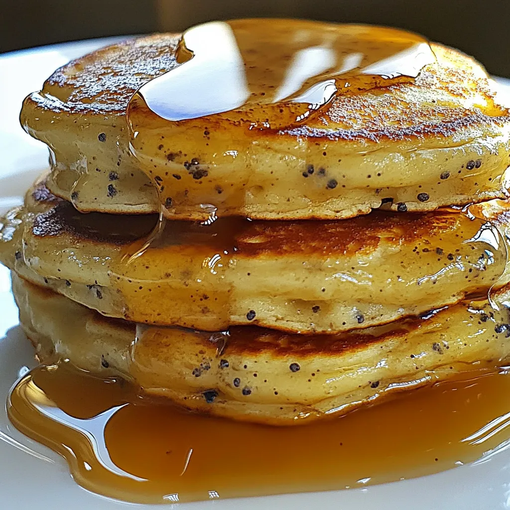 Lemon Poppy Seed Pancakes