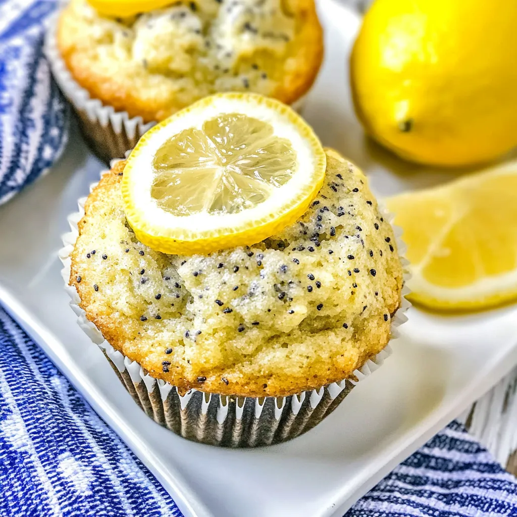 Lemon Poppyseed Muffins