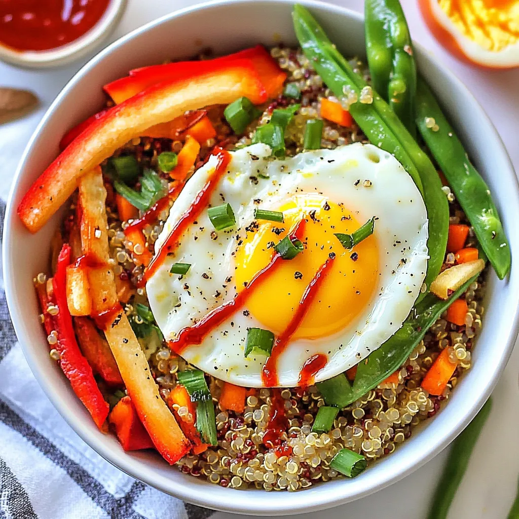 Lemon Quinoa and Egg Bowls