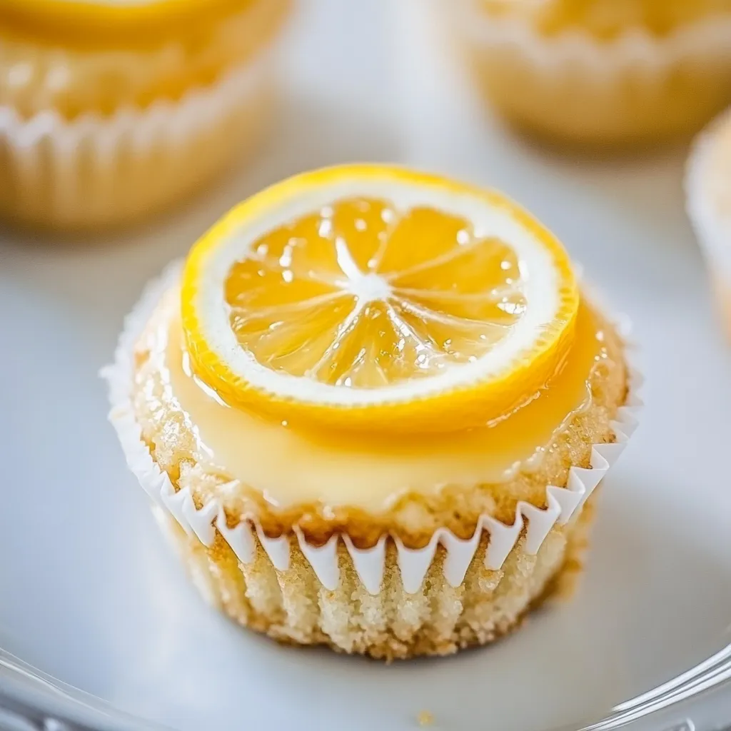 Lemon Ricotta Cheesecake Cupcakes