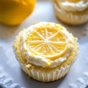 Lemon Ricotta Cheesecake Cupcakes