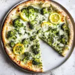 Lemon Roasted Broccoli Pizza