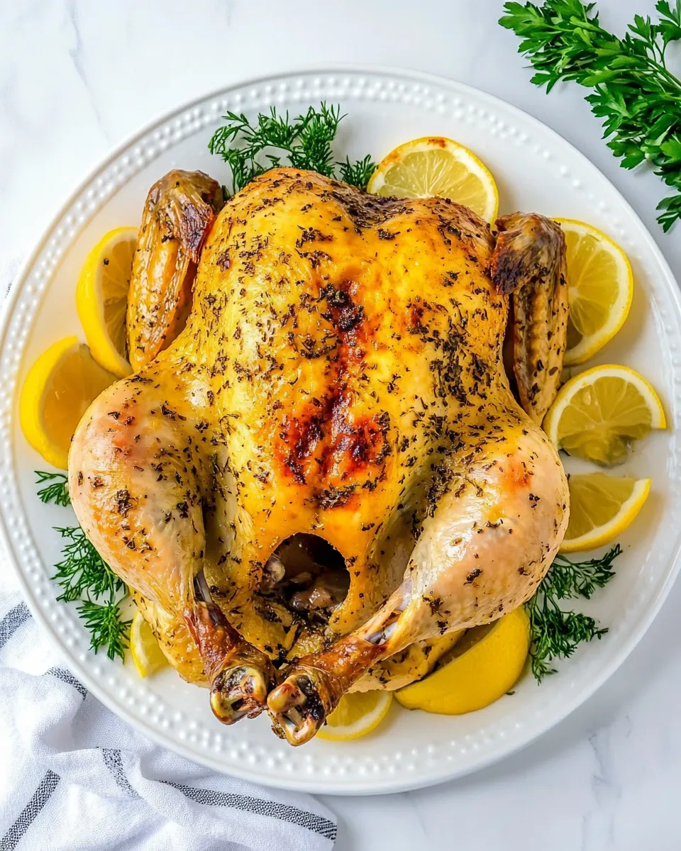 Lemon Roasted Chicken