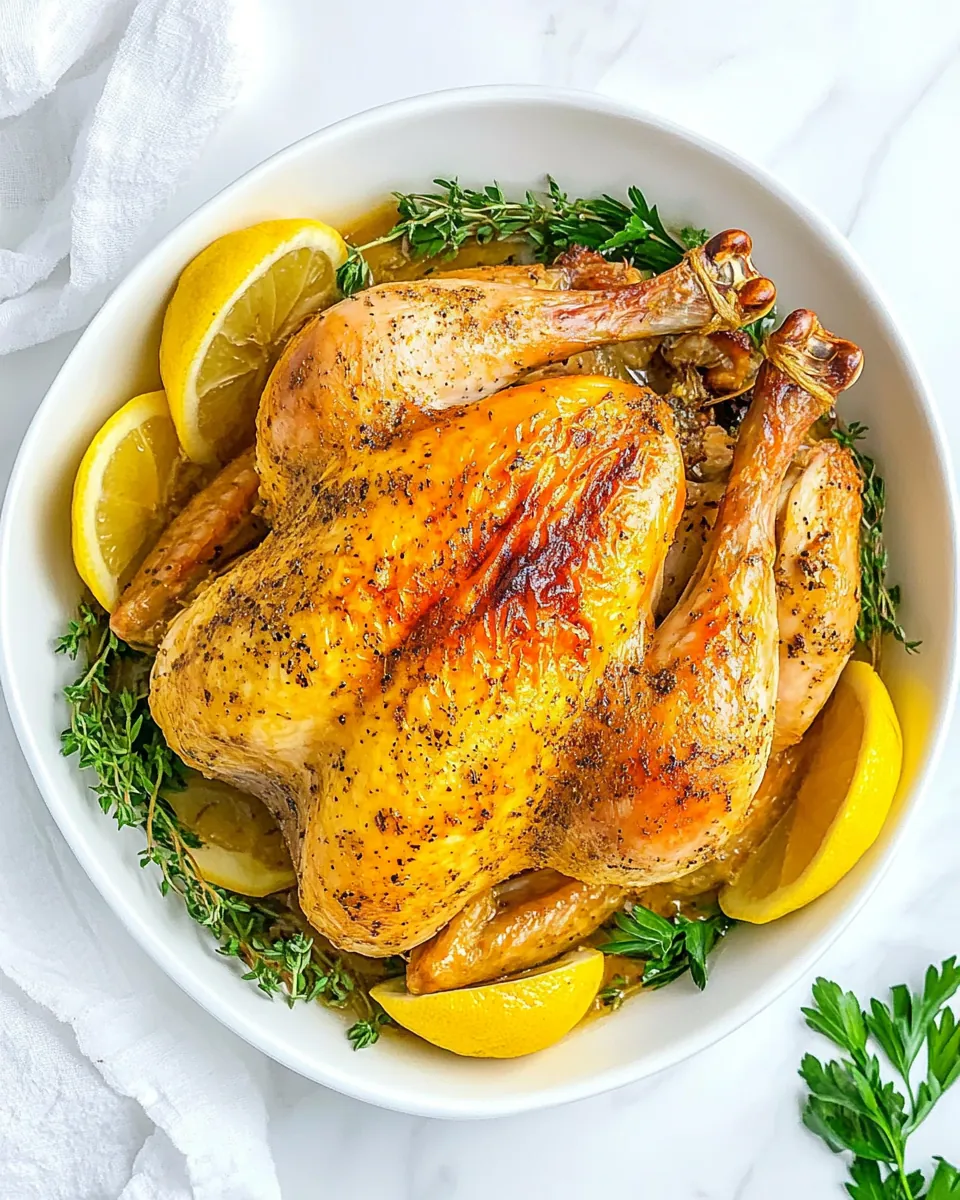 Lemon Roasted Chicken